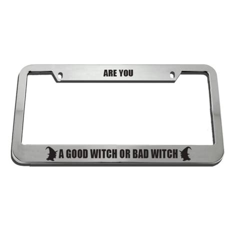 Witchy Vibes: License Plate Frames That Will Magically Transform Your Car